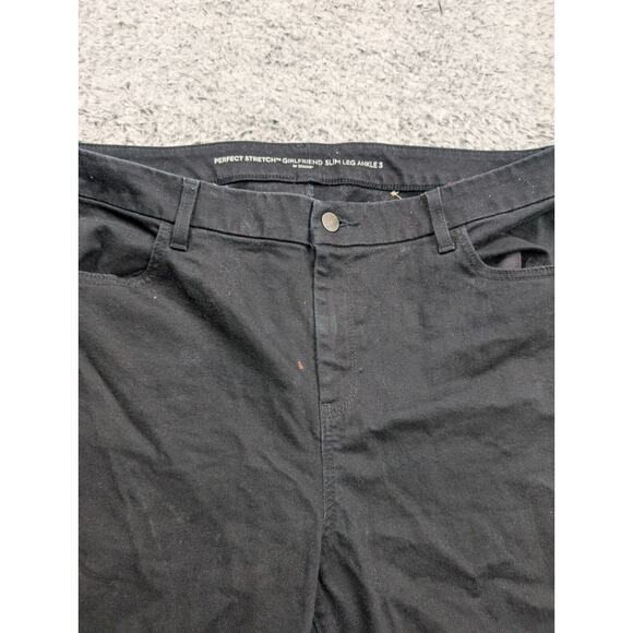 Chicos Jeans Women 3 Black High Rise Normcore Slim Leg Stretch Casual Denim - Picture 4 of 11